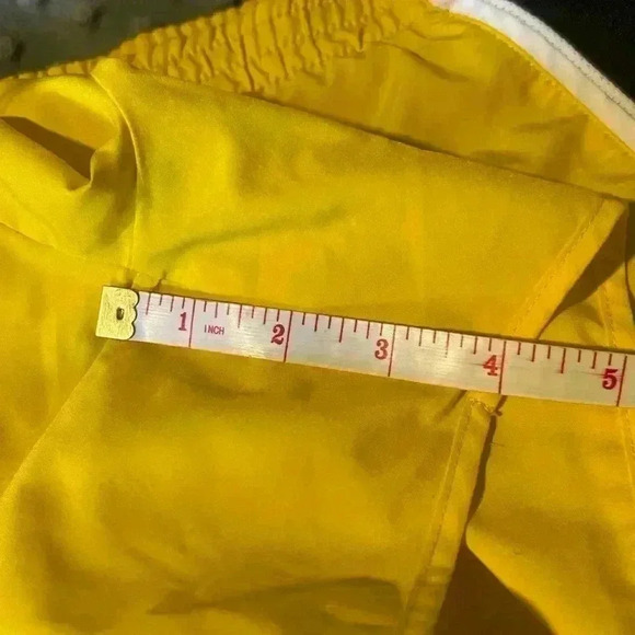 Nikeβ Dri-Fit Yellow and Black Livestrong Running Workout Shorts, M - Picture 7 of 8